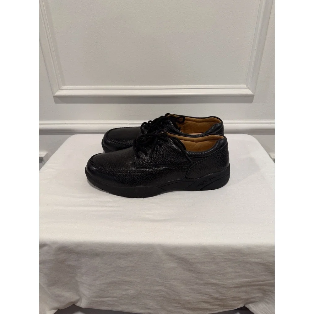 Dr. Comfort STK#:8710 'STALLION' Black Leather Diabetic Shoes For‎ Men 